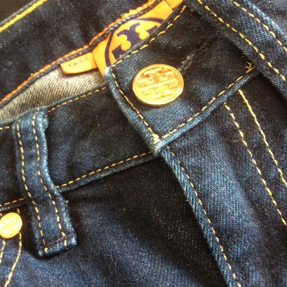 Tory Burch Dark Wash Jeans, Sz 24
